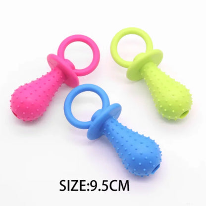 Durable Rubber Bone Chew Toy for Small Dogs - Bite-Resistant Teeth-Cleaning Training Toy