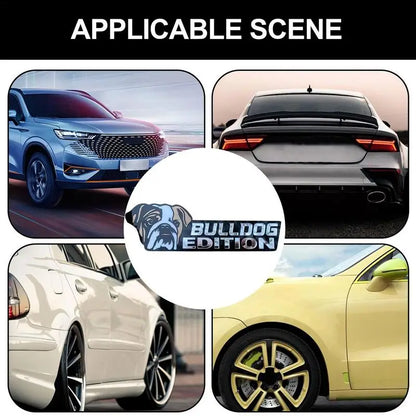 Funny Dog Acrylic Car Badge Sticker