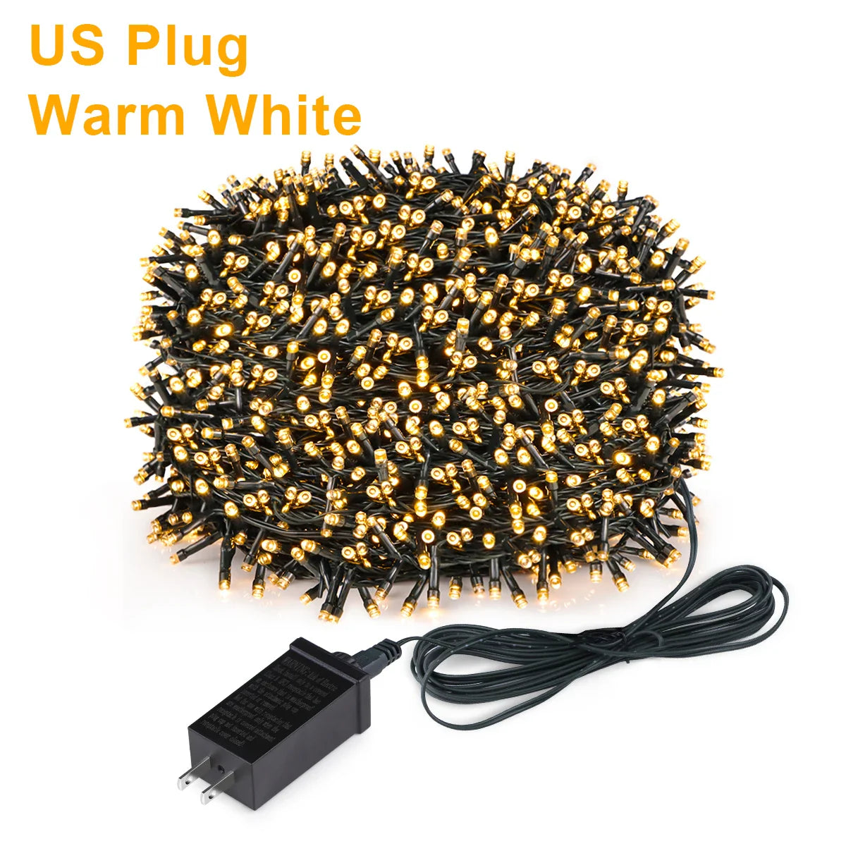 Waterproof LED Fairy String Lights — White, Warm White & Multicolor (IP65) for Curtains, Weddings & Party Lighting