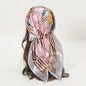 Satin Square Scarf – Elegant 2025 Print Hijab, Shawl & Hair Wrap