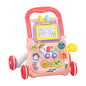 Cartoon Baby Push Walker Toy with Drawing Board Music Multifunction Activity Infant Learning Walk for 6-15 Months Toddler Walker
