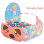 120 cm (47 in) Kids Playpen Ball Pit Tent with Basketball Hoop – Portable Indoor/Outdoor Children's Playhouse