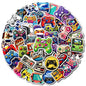 50/100PCS Cartoon Hand Drawn Controller Game Console Graffiti Waterproof Decor Sticker DIY for Laptop Stationery Notebook