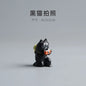 1pc Cartoon Cat Frog Bear Yellow Chair Computer Model Office Ornament Mini Home Decor Crafts Accessories Desktop Figurines Gift