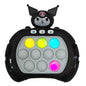 2024 New Quick Push Game Pop Up Fidget Bubble Electronic Pop it Pro Game Light AntiStress Toys For Adult Kids Gift 2024