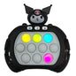 2024 New Quick Push Game Pop Up Fidget Bubble Electronic Pop it Pro Game Light AntiStress Toys For Adult Kids Gift 2024