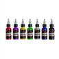 7-Pack 15ml Tattoo Ink Set - 7 Colors Body Art Pigments for Semi-Permanent Makeup & Tattooing