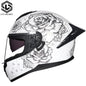 Full Face Racing Helmets Winter Warm Double Visor Motorcycle Helmet Motorbike Sports helmet LVS-701