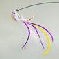 Interactive Feather Cat Toy – Feather Teaser for Cat Play & Exercise