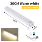 Wireless Rechargeable LED Motion Sensor Cabinet Night Light - Magnetic Under-Cabinet Light for Closet, Kitchen, Wardrobe, Stairs