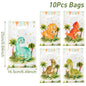 10/25/50pcs Cartoon Dinosaur Handbag Gift Candy Packing Bag Jungle Dinosaur Birthday Party Decor Kids Baby Shower Party Supplies