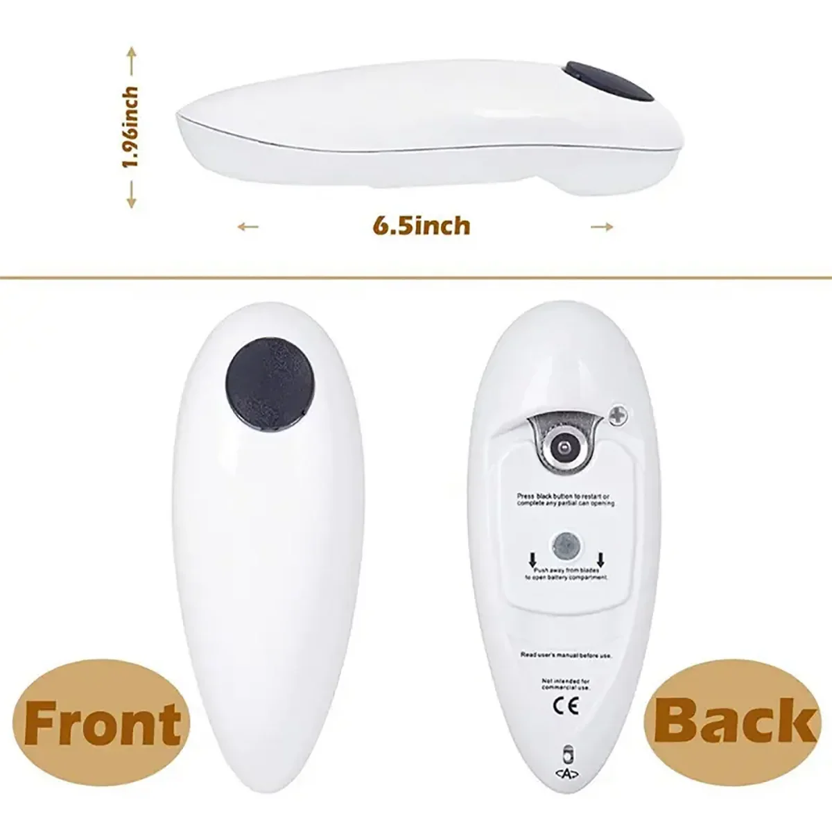 New electric can opener 8-shaped can opener automatic bottle opener set