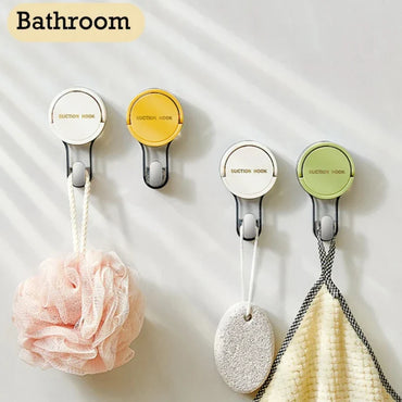 Strong Suction Cup Hook – No-Drill Traceless Adhesive Wall Hook for Bathroom, Kitchen, Door (1-Pack)