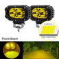 4 in (100 mm) LED Pod Light - Combo Spot + Flood Beam 9-30V Driving Work Fog Light for Car Motorcycle ATV UTV SUV Off-Road 4x4 Boat Truck
