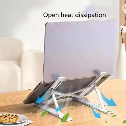 Foldable Adjustable Ergonomic Laptop & Tablet Stand Portable Cooling Notebook Holder
