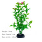 Artificial Aquarium Plants – Plastic Underwater Green Shrubs with Resin Base, Fish Tank Decoration