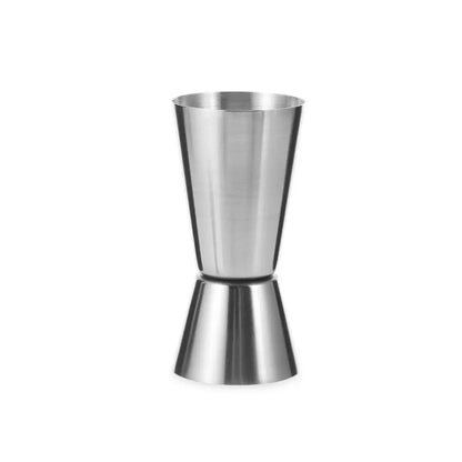 Dual-Sided Stainless Steel Jigger — Double Shot Cocktail Measure Bar Tool