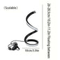 USB Plug-In Spiral LED Night Light – Dimmable 3-Color Adjustable Bedside Desk Lamp for Bedroom, Living Room, Office