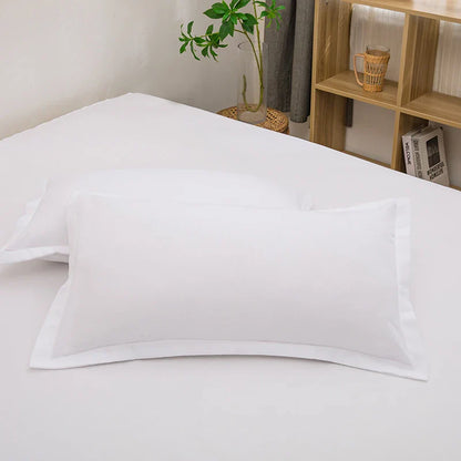 Soft Home Flat Bed Sheet — Plain Solid Color Top Sheet for Single, Queen, King Beds