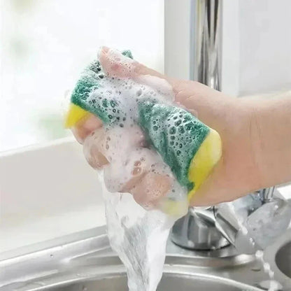 Double-Sided Magic Cleaning Sponge – Rust & Stain Remover for Kitchen