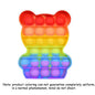 Silicone Rubber Anti Anxiety Stress Relief Push Pop Bubble Rainbow Pumpkin Ghost Fidget Toys Squeeze The Toy for Kids Adults