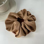 1PC Silk Satin Scrunchie for Women & Girls – Korean Style Elastic Hair Band | Soft Ponytail Holder & No-Damage Hair Accessory