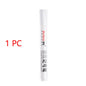 Opaque White Oily Paint Marker Pen Waterproof Gel Ink 0.8/1.0/2.0/2.8mm Nibs for DIY Graffiti, Sketching and Stationery