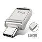 USB 3.2 Type-C Dual-Use Flash Drive Metal OTG USB-C/USB-A Thumb Drive 128GB–2TB High-Speed