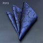Men's Pocket Square 41 Colors - Plaid Dot Paisley Polyester Handkerchief 25 x 25 cm (9.8 x 9.8 in)