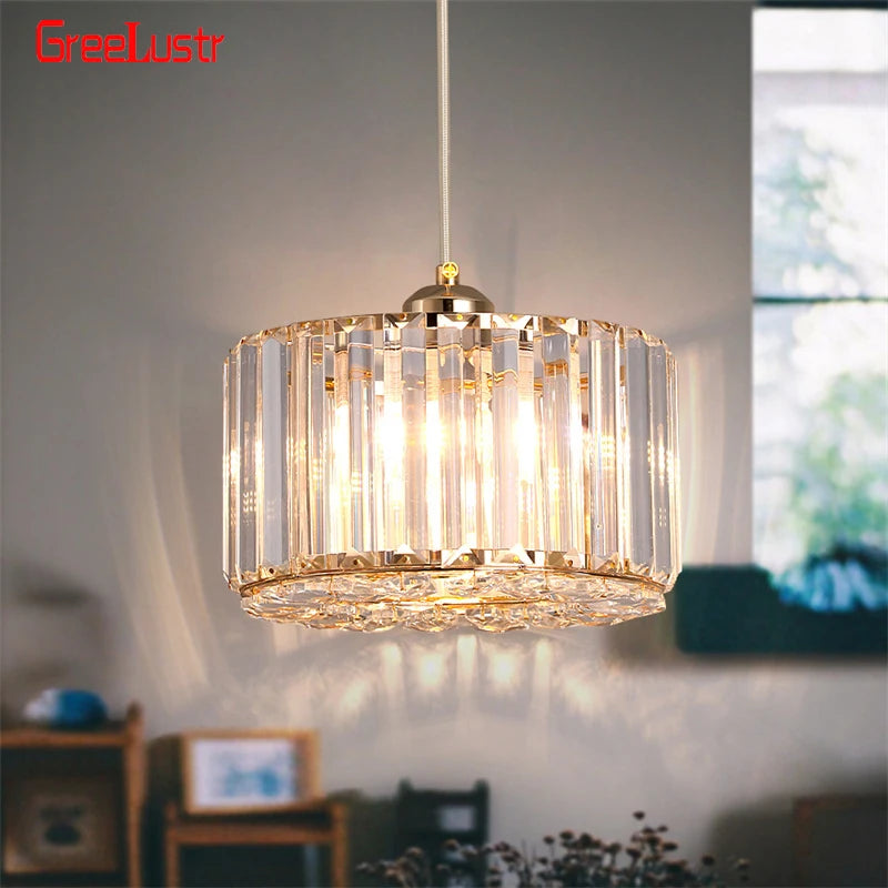 Modern LED Crystal Pendant Light & Ceiling Lamp – Luxury Chandelier for Home Decor