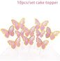 Purple Butterfly Disposable Tableware Napkin Butterfly Birthday Party Decor Girl Baby Shower Baptism Gender Reveal Supplies