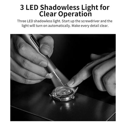 Cordless 64-in-1 Electric Precision Screwdriver Kit – Rechargeable LED Pen Driver with 56 S2 Bits & Magnetic Base