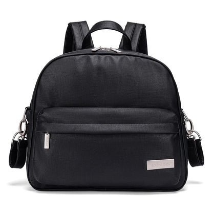 Stylish Waterproof Diaper Backpack for Women — Large Capacity Multi-Functional Nappy Changing Bag with 2 Straps