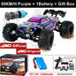4WD RC Off-Road Car - 1:16 High-Speed Brushless Truck, 50-80KM/H, 4x4 Drift Racing Toy for Kids & Adults