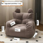 Lamb Fleece Kids Sofa Chair - Portable Cartoon Baby Armchair for Infants & Toddlers