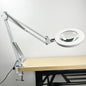 10x Clip-On LED Magnifying Lamp — Adjustable Focus Desk Magnifier for Soldering, Electronics, Watch & Phone Repair, Crafting