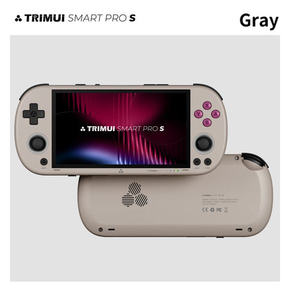 TRIMUI Smart Pro S Handheld Game Console - 4.96" 720p IPS, TMR Hall Joysticks, Active Cooling, 5000mAh, 6 Colors