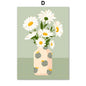 Tropical Plants Daisy Vase Pizza Coffee Cup Food Abstract Posters Prints Wall Art Canvas Pictures Boho Kitchen Living Room Decor