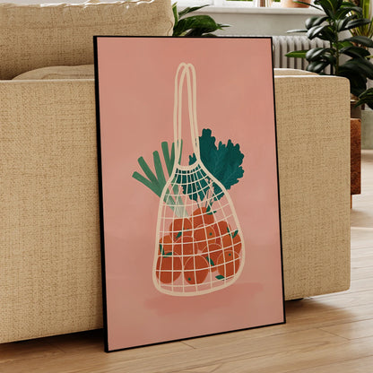 Modern Fruits And Vegetables Wall Art Printmaking Canvas Painting Poster Picture Living Room Bedroom Waterproof Home Decoration