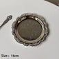 Hexagonal Stainless Steel Dessert Plates - Silver & Gold, 10/15/20/25 cm (4/6/8/9.8 in) - Retro Cake, Snack & Jewelry Tray