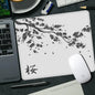Cherry Blossom (Sakura) 45×40 cm (17.7×15.7 in) Non-Slip Stitched-Edge Gaming Mouse Pad Desk Mat
