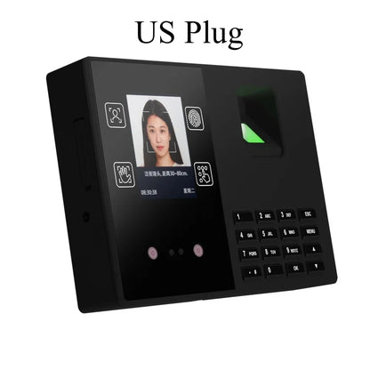 Biometric Attendance Time Clock, Facial Recognition, Fingerprint & Palm Print Reader, Password and ID Card Access