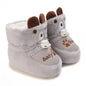 Winter Baby Boots Cartoon Soft-Sole Anti-Slip Warm Toddler Walking Booties for Boys & Girls