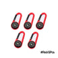 Mini Compass Carabiner Keychain — Camping & Hiking Backpack Buckle Survival Tool