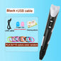 3D Printing Pen with LED Display – PLA 1.75mm Compatible, Adjustable Temp & Speed, USB 5V/2A Kids DIY Art Tool