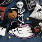 VIKAMA Halloween Ghost Carpet Comfortable Soft Imitation Cashmere Home Decor Bedroom Decor Rug Entrance Hall Doormat