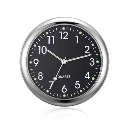 Luminous Mini Car Clock Stick-On Digital Dashboard Quartz Timepiece - 1.6 in (4 cm)