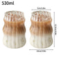 Aesthetic Glass Tumbler 865ml (29.2oz) — Iced Coffee, Latte, Water & Cocktail Cup