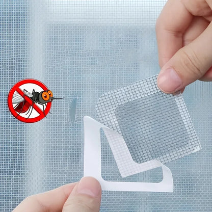 Disposable Shower Hair Catchers Mesh Drain Covers Stick-On Sink & Floor Strainers