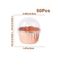 50pcs Transparent Cake Box Container Transparent Cupcake Dome Pastry Baking Packaging Boxes Wedding Party Supplies Gifts Decor